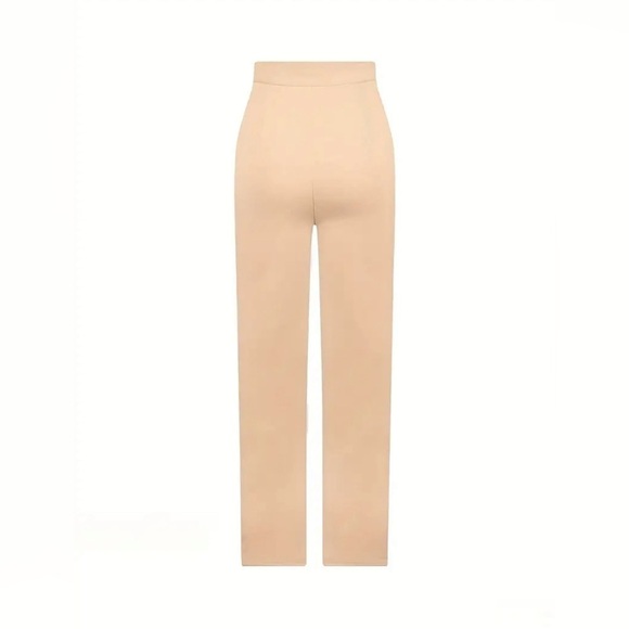 NIP- Tailored Khaki Wide Leg Pants - Picture 4 of 4